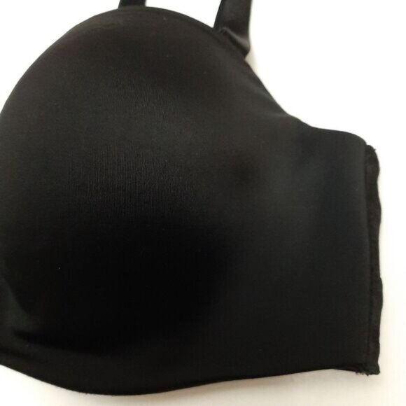 ADDITION ELLE Strapless Multiway T-Shirt Bra Moulded Cups Black Sz 38 DDD - Picture 2 of 12